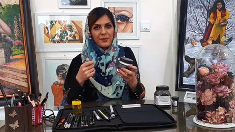 معرفي دوره سياه قلم و ابزار مورد نياز